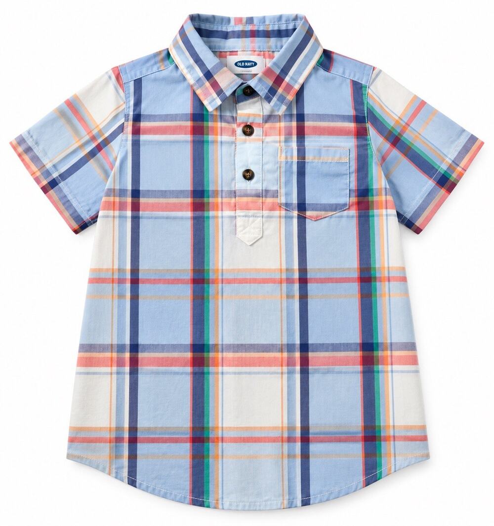 OLD Navy 5T Boys Multi Color Button Up